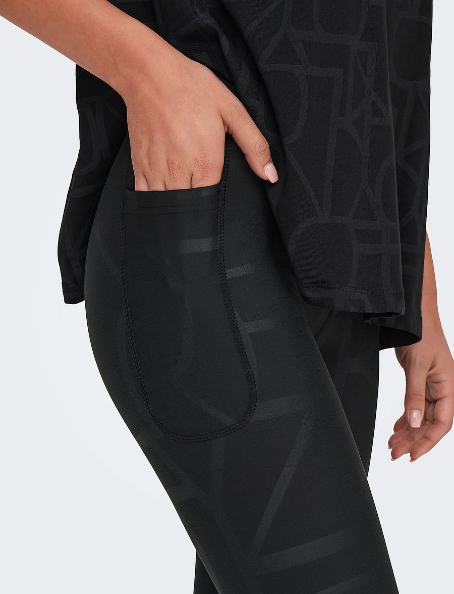 Only Play - ONPFONT-2 LOGO HW PCK TIGHTS NOOS - volle länge - black - 0