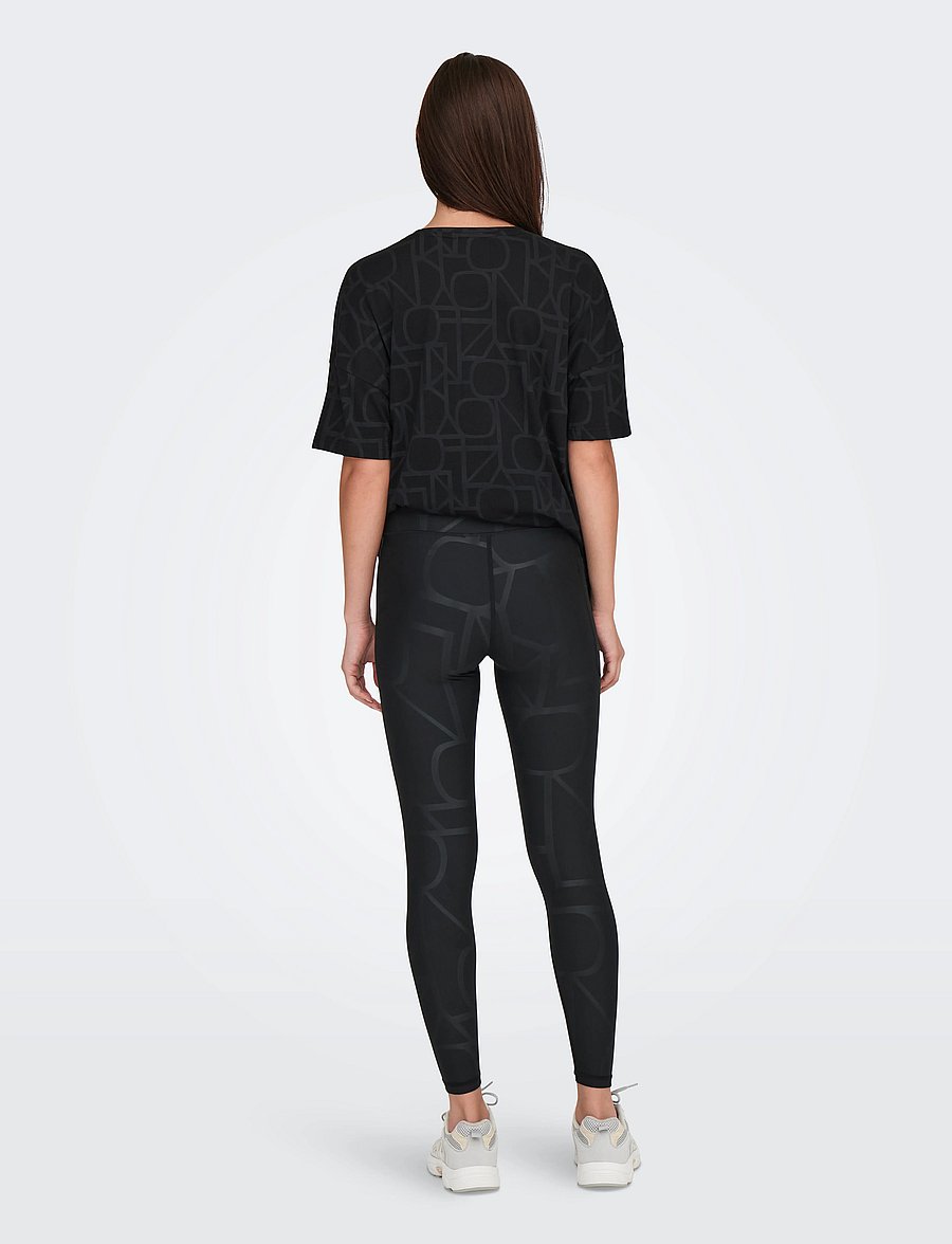 Only Play - ONPFONT-2 LOGO HW PCK TIGHTS NOOS - volle länge - black - 4