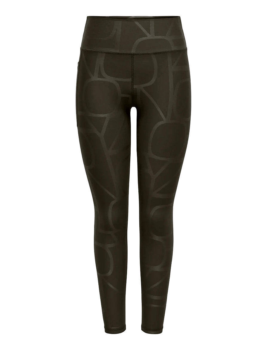 Only Play - ONPFONT-2 LOGO HW PCK TIGHTS NOOS - volle länge - chocolate torte - 1