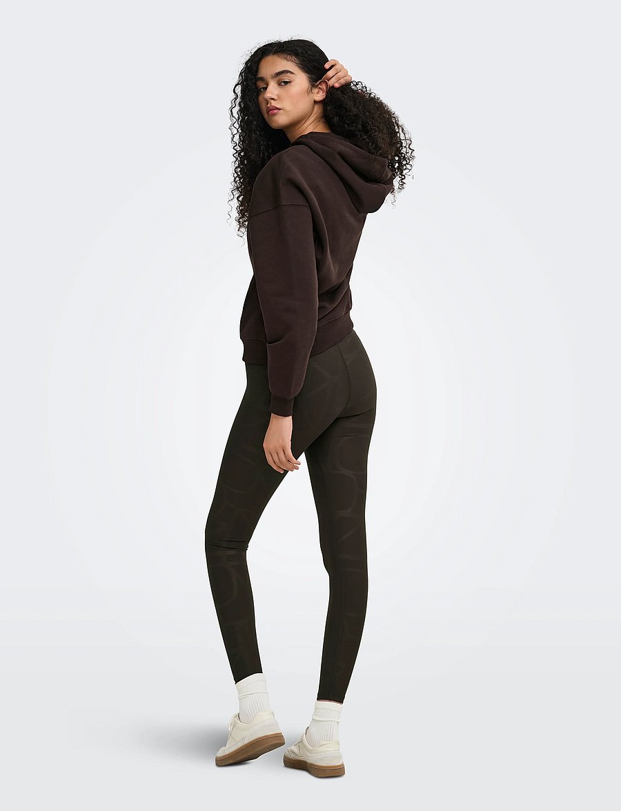 Only Play - ONPFONT-2 LOGO HW PCK TIGHTS NOOS - volle länge - chocolate torte - 3