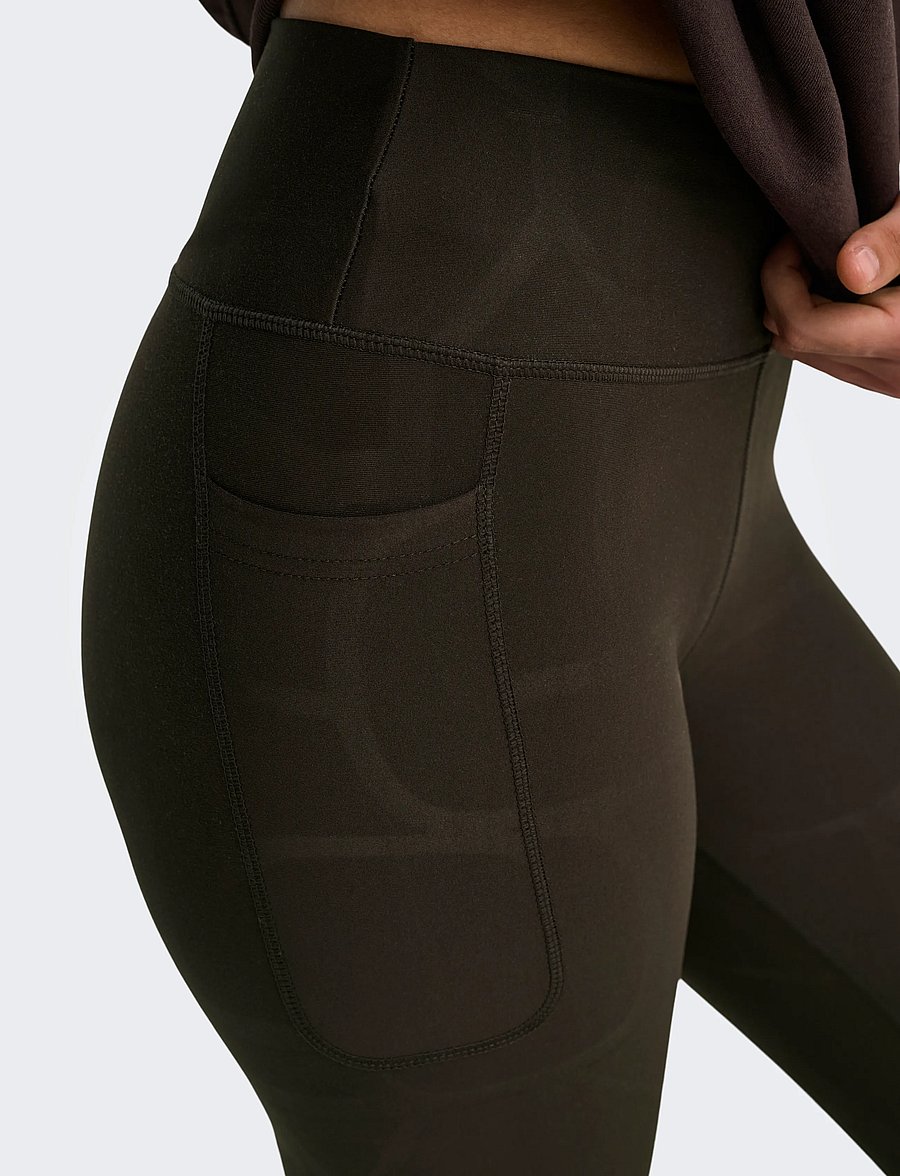 Only Play - ONPFONT-2 LOGO HW PCK TIGHTS NOOS - volle länge - chocolate torte - 5