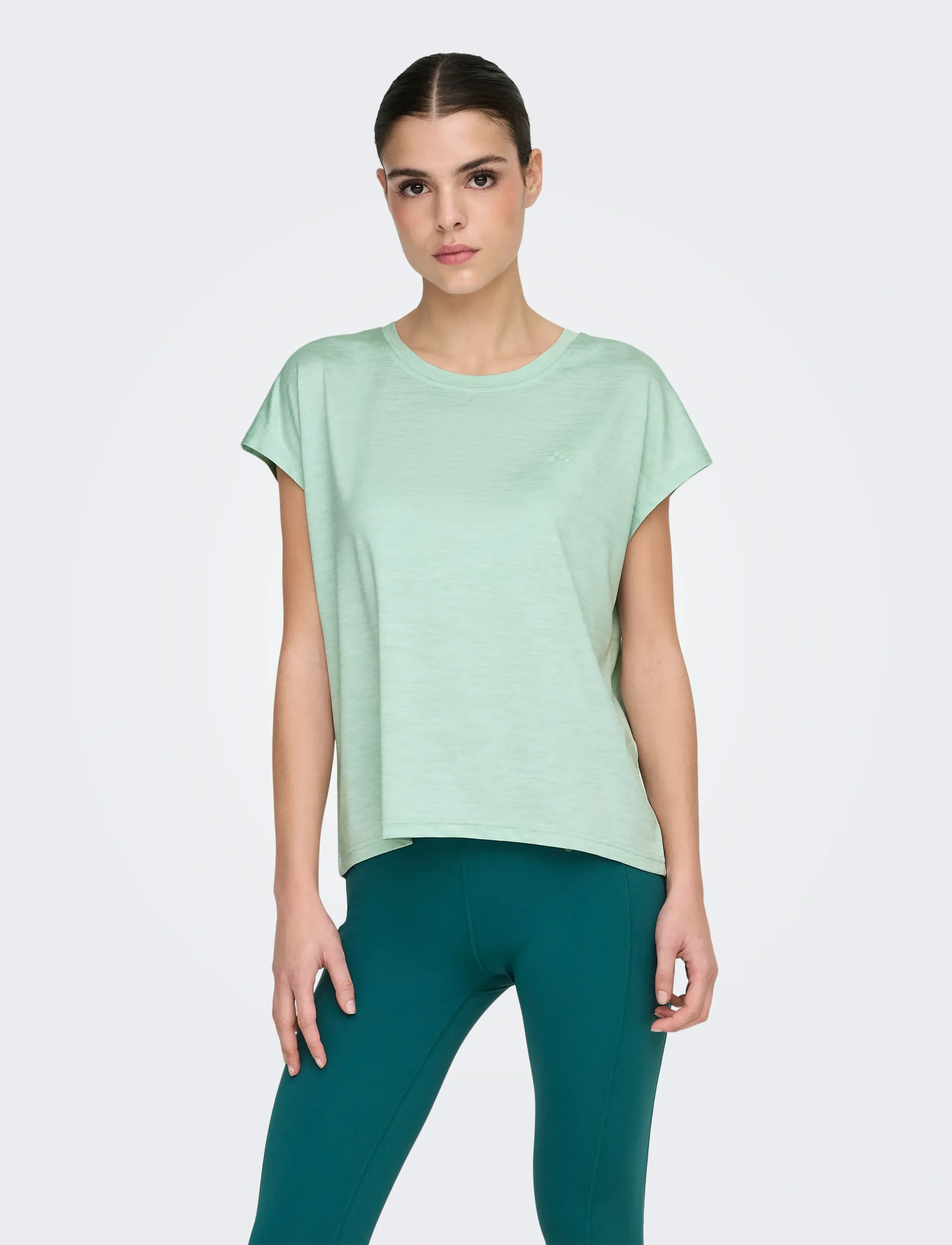 Only Play ONPAUB-CORE ON SS LOOSE BAT TEE - T-shirts - SURF SPRAY / green
