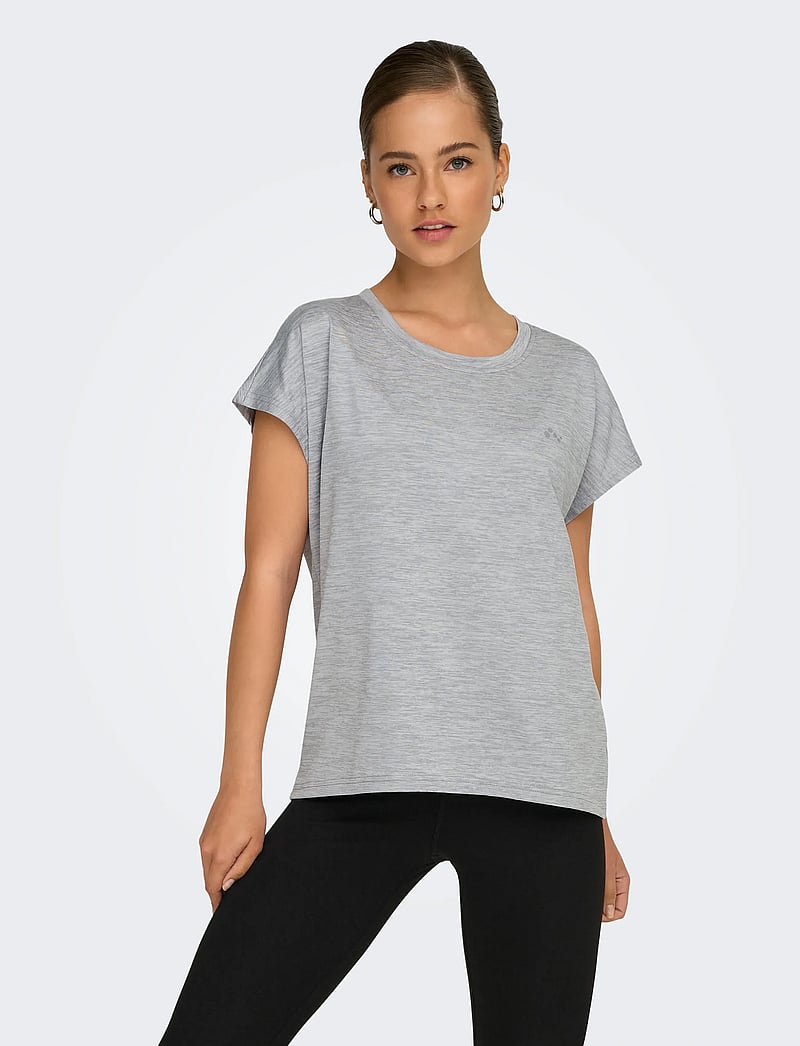 Only Play - ONPAUB-CORE ON SS LOOSE BAT TEE - toppar og stuttermabolir - ultimate grey - 0