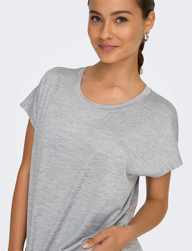 Only Play - ONPAUB-CORE ON SS LOOSE BAT TEE - toppar og stuttermabolir - ultimate grey - 4