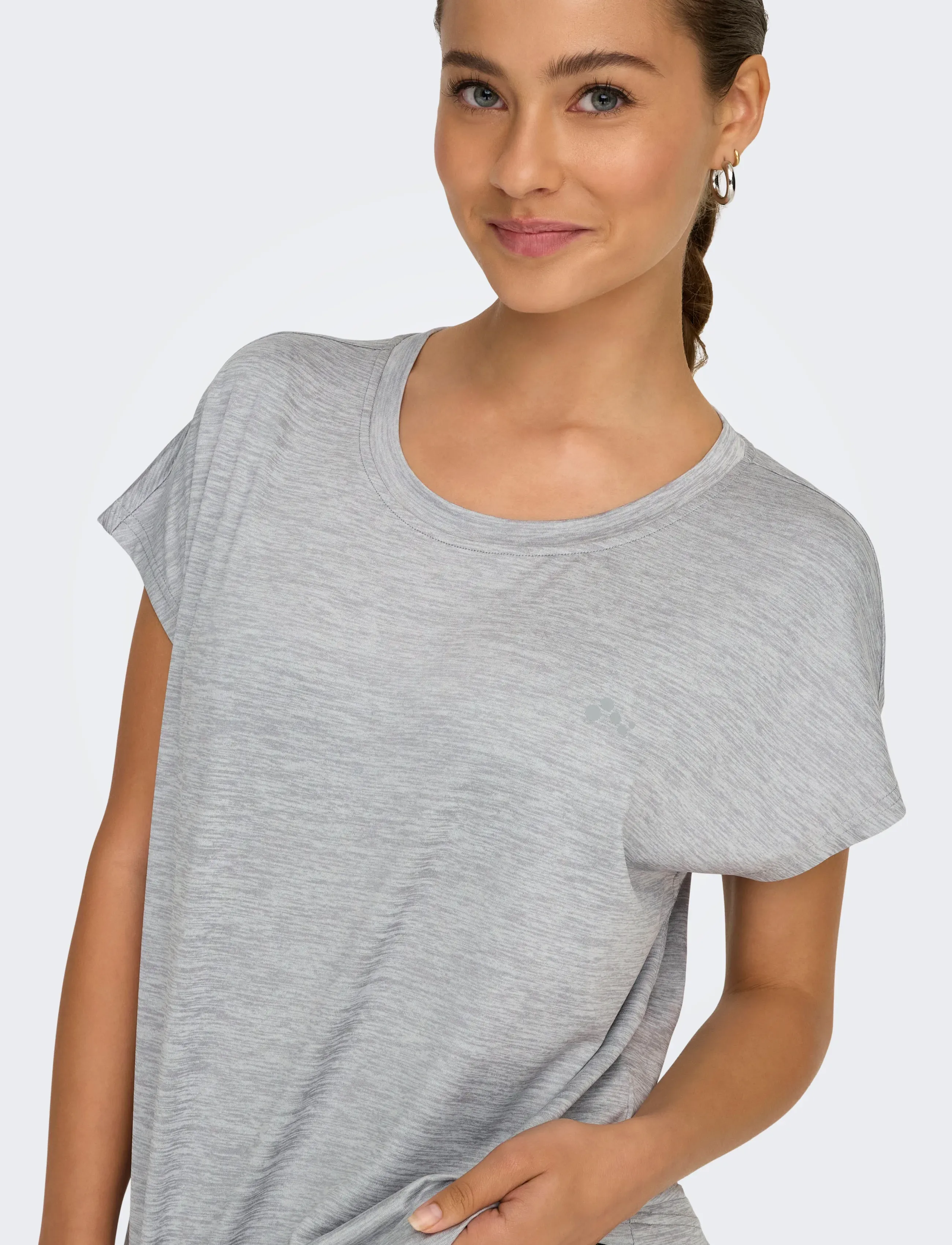 Only Play - ONPAUB-CORE ON SS LOOSE BAT TEE - t-shirts - ultimate grey - 4