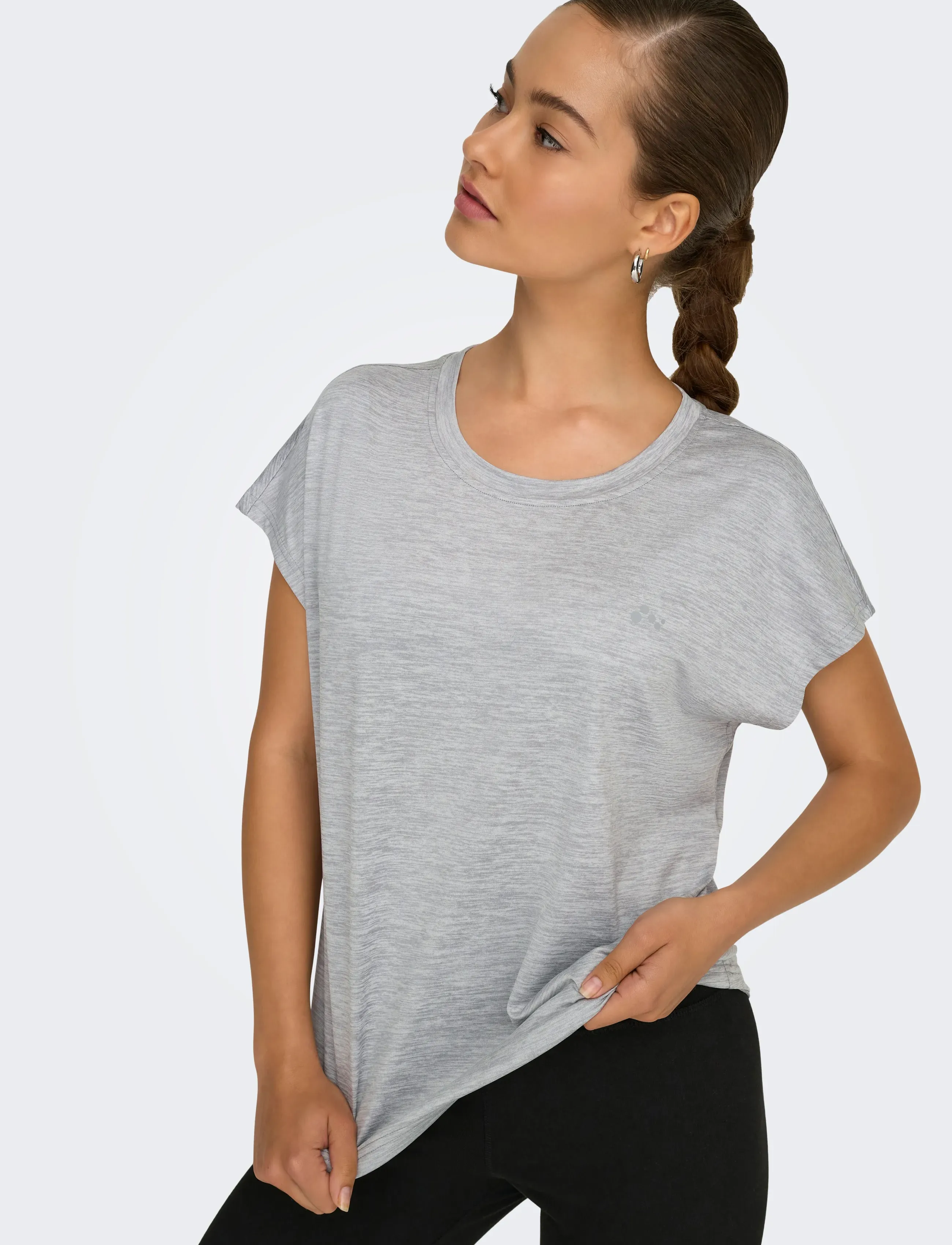 Only Play - ONPAUB-CORE ON SS LOOSE BAT TEE - t-shirts - ultimate grey - 5