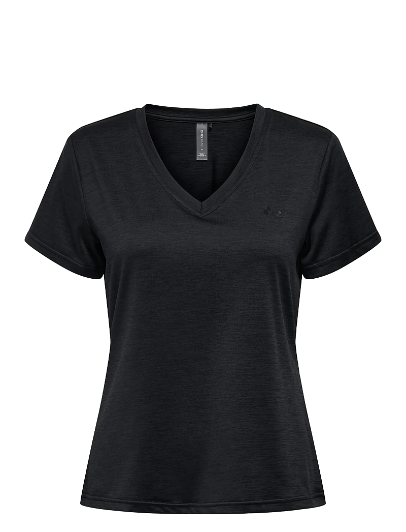Only Play - ONPCORE VN SS REG TEE NOOS - t-shirts - black - 1