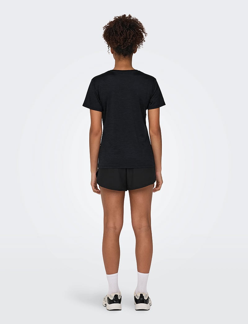 Only Play - ONPCORE VN SS REG TEE NOOS - t-shirts - black - 3