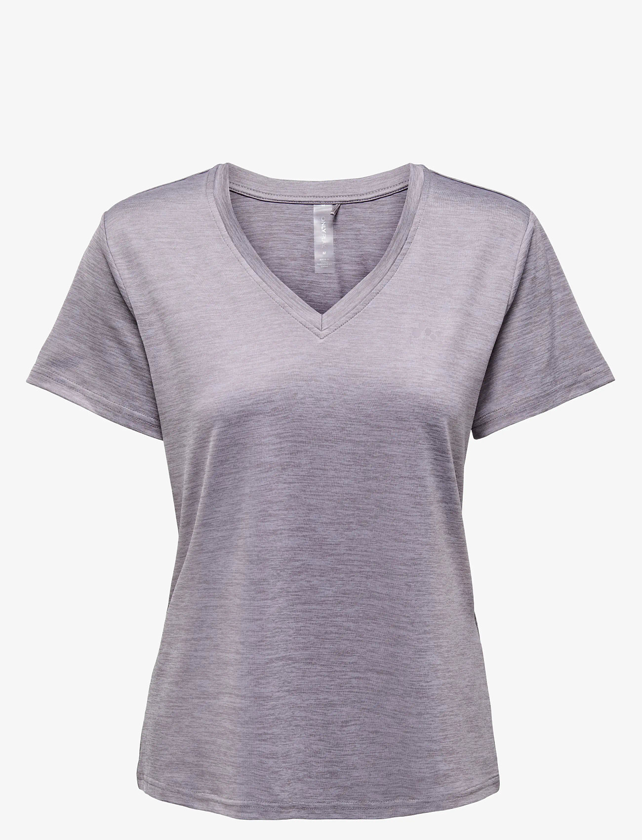 Only Play - ONPCORE VN SS REG TEE NOOS - toppar og stuttermabolir - gray ridge - 1