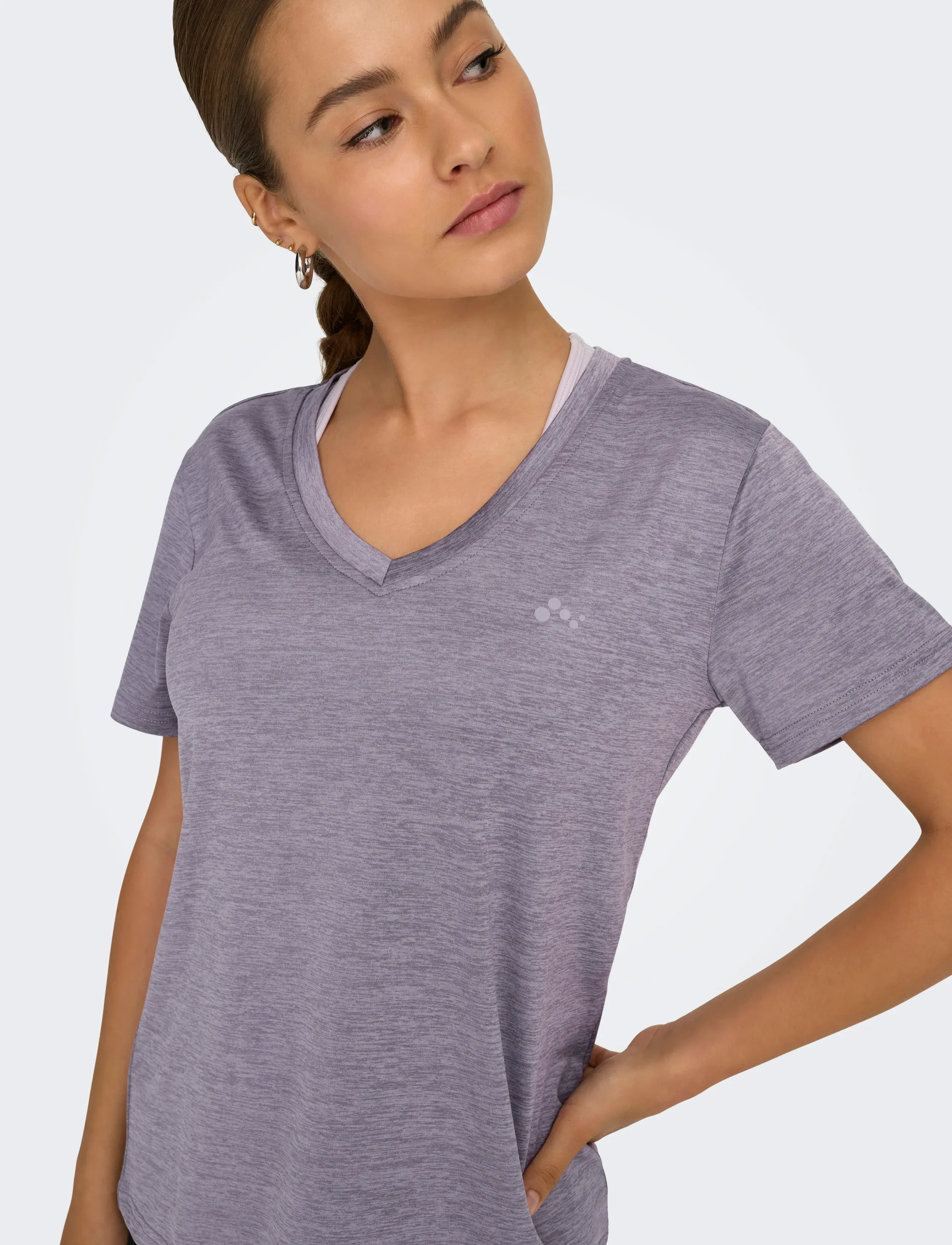 Only Play - ONPCORE VN SS REG TEE NOOS - alussärgid ja t-särgid - gray ridge - 5