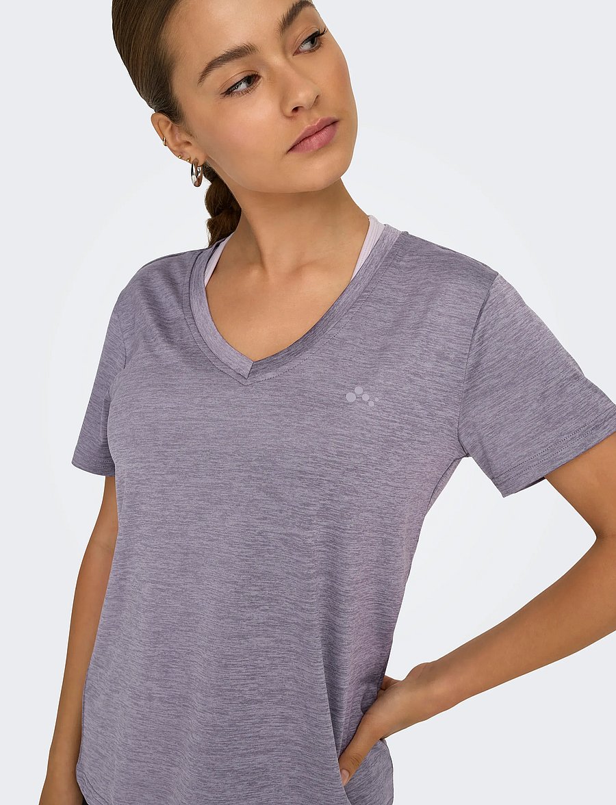 Only Play - ONPCORE VN SS REG TEE NOOS - alussärgid ja t-särgid - gray ridge - 5