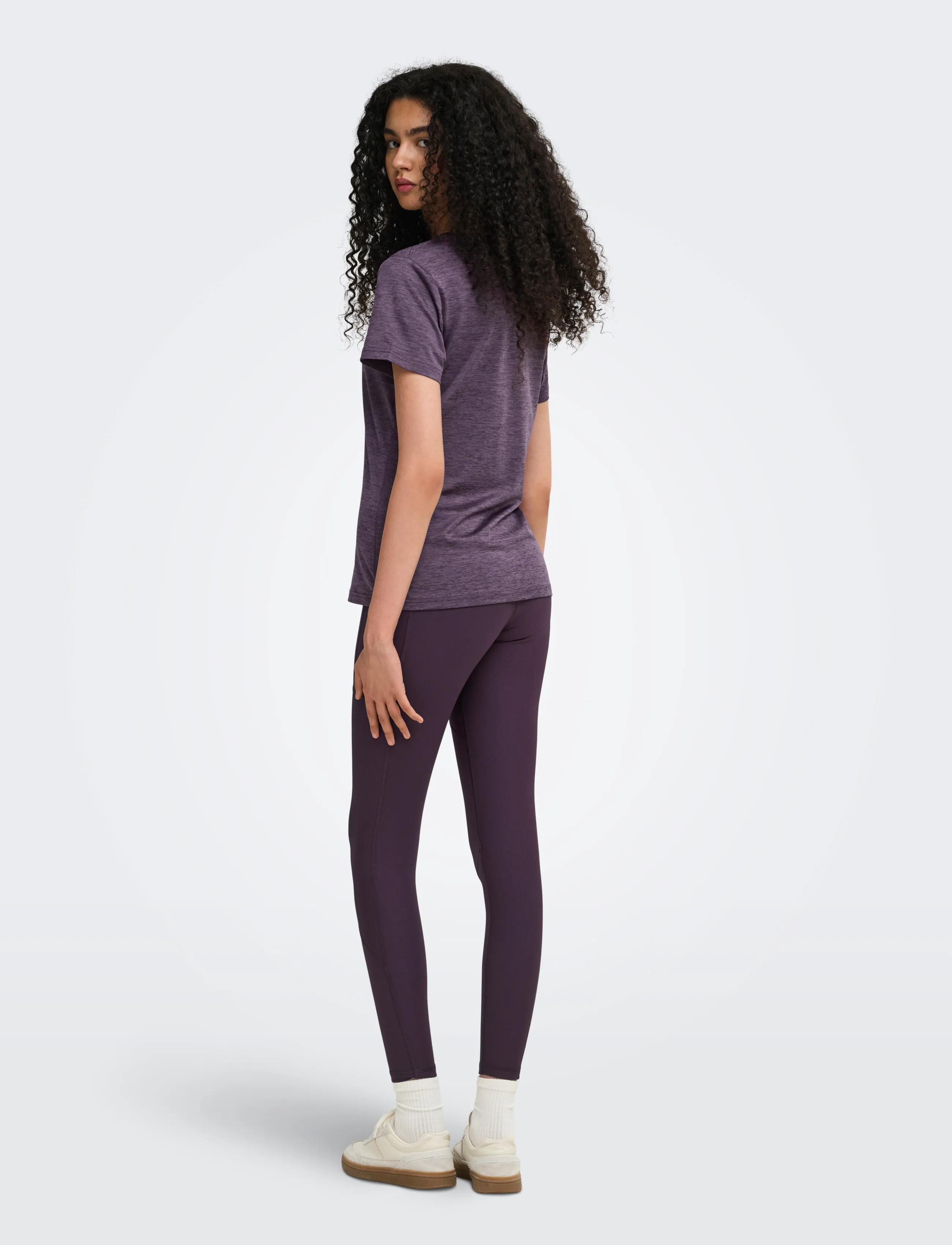 Only Play - ONPCORE VN SS REG TEE NOOS - t-shirts - plum perfect - 3