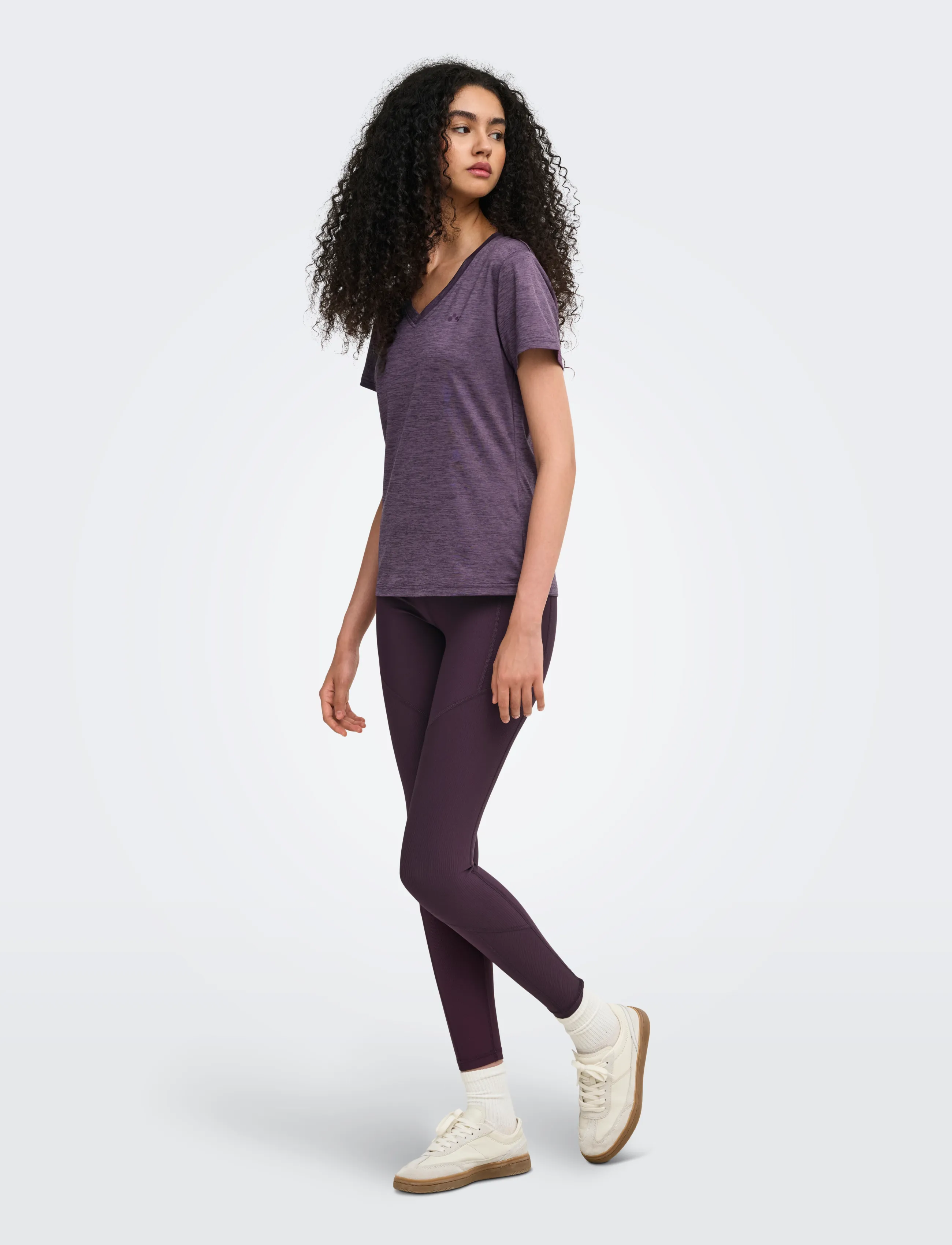Only Play - ONPCORE VN SS REG TEE NOOS - t-shirts - plum perfect - 4