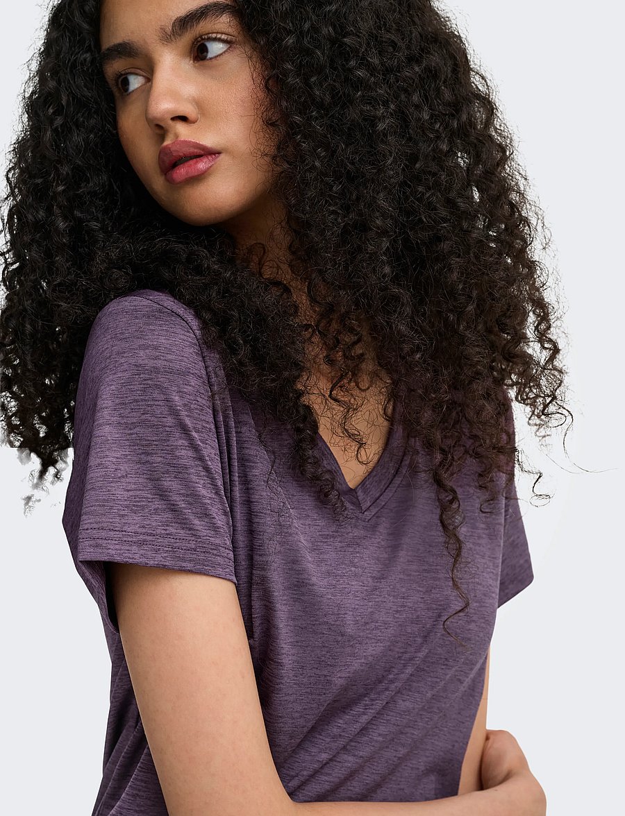 Only Play - ONPCORE VN SS REG TEE NOOS - t-shirts - plum perfect - 5