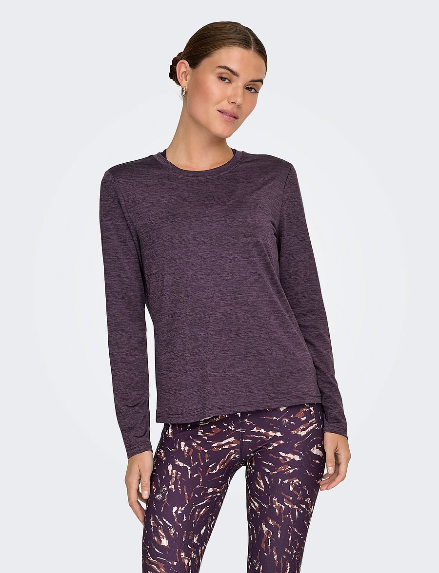 Only Play - ONPCORE LIFE ON LS REG TEE - marškinėliai ilgomis rankovėmis - plum perfect - 0