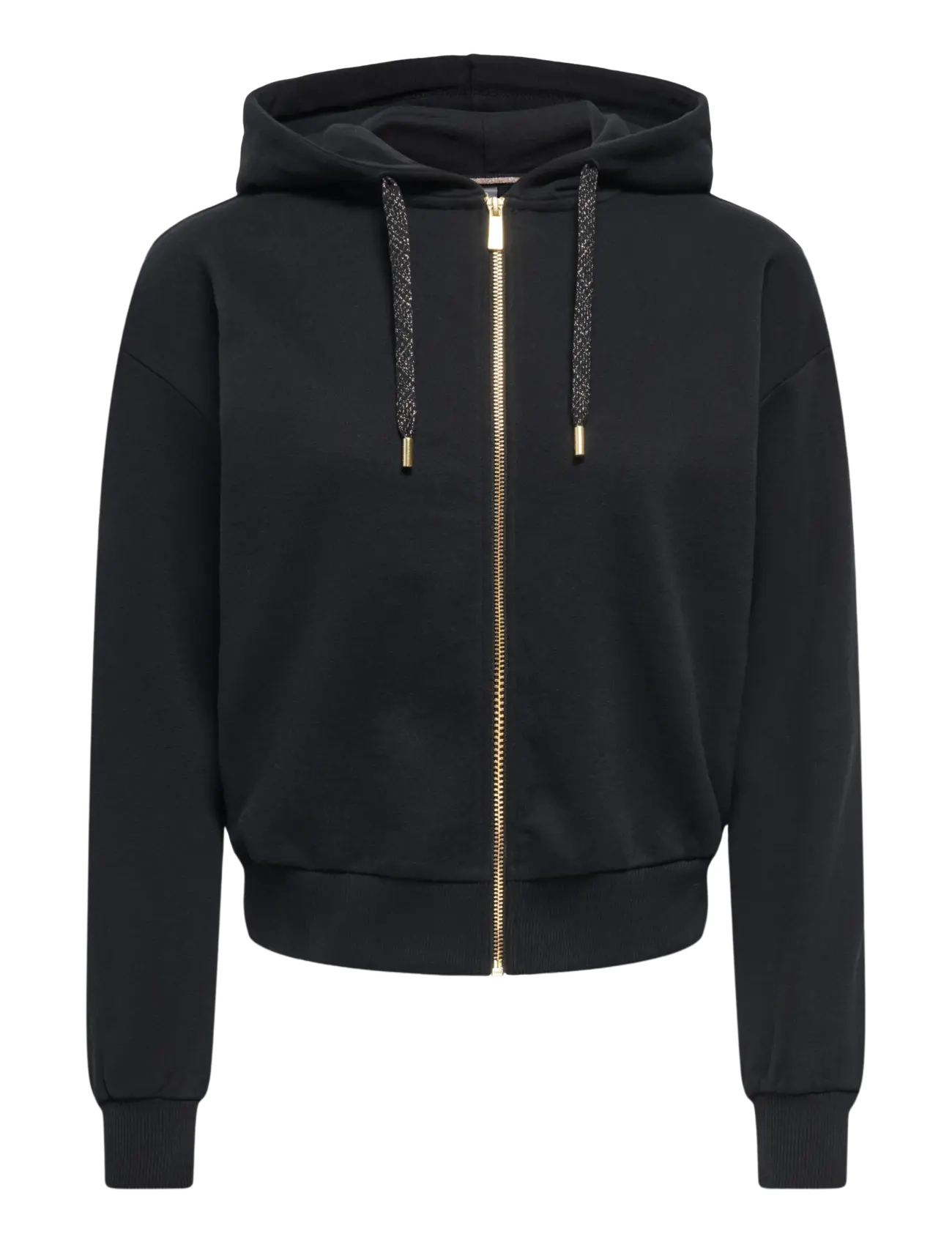 Only Play ONPPENNY HOOD LS SHORT BRUSH ZIP SWT - Sportstyle - BLACK / black