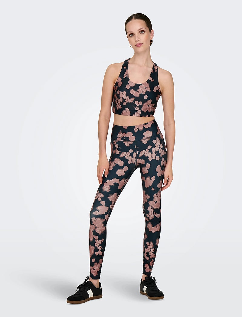 Only Play - ONPRYA-1-ELLE LIFE HW AOP TIGHTS - tights - blue graphite - 4