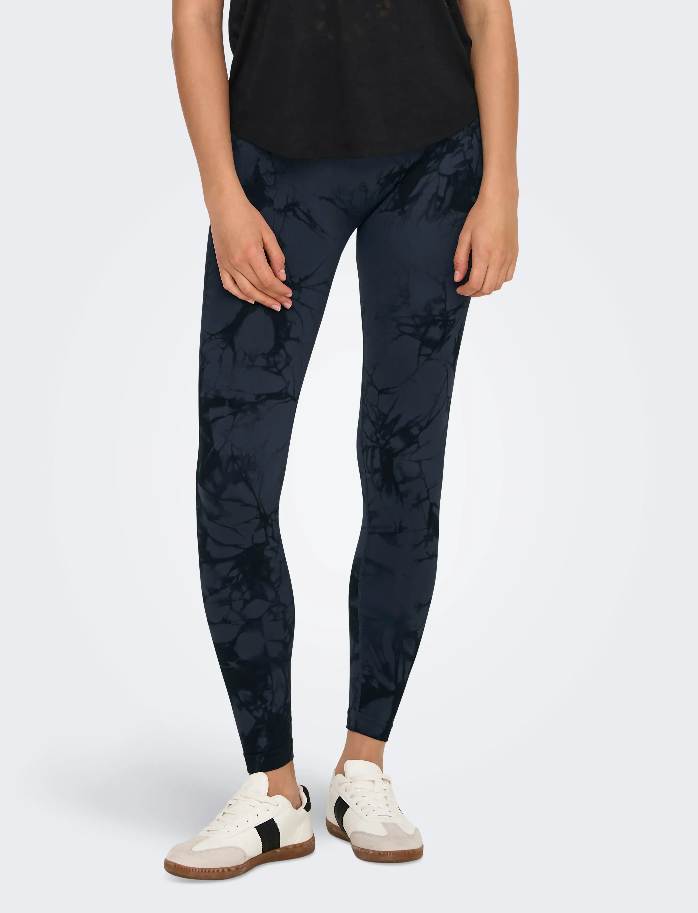 Only Play Onptie Hw Seam Tights, M, Blue, Sport Tights > Sport Seamless Tights, Dame