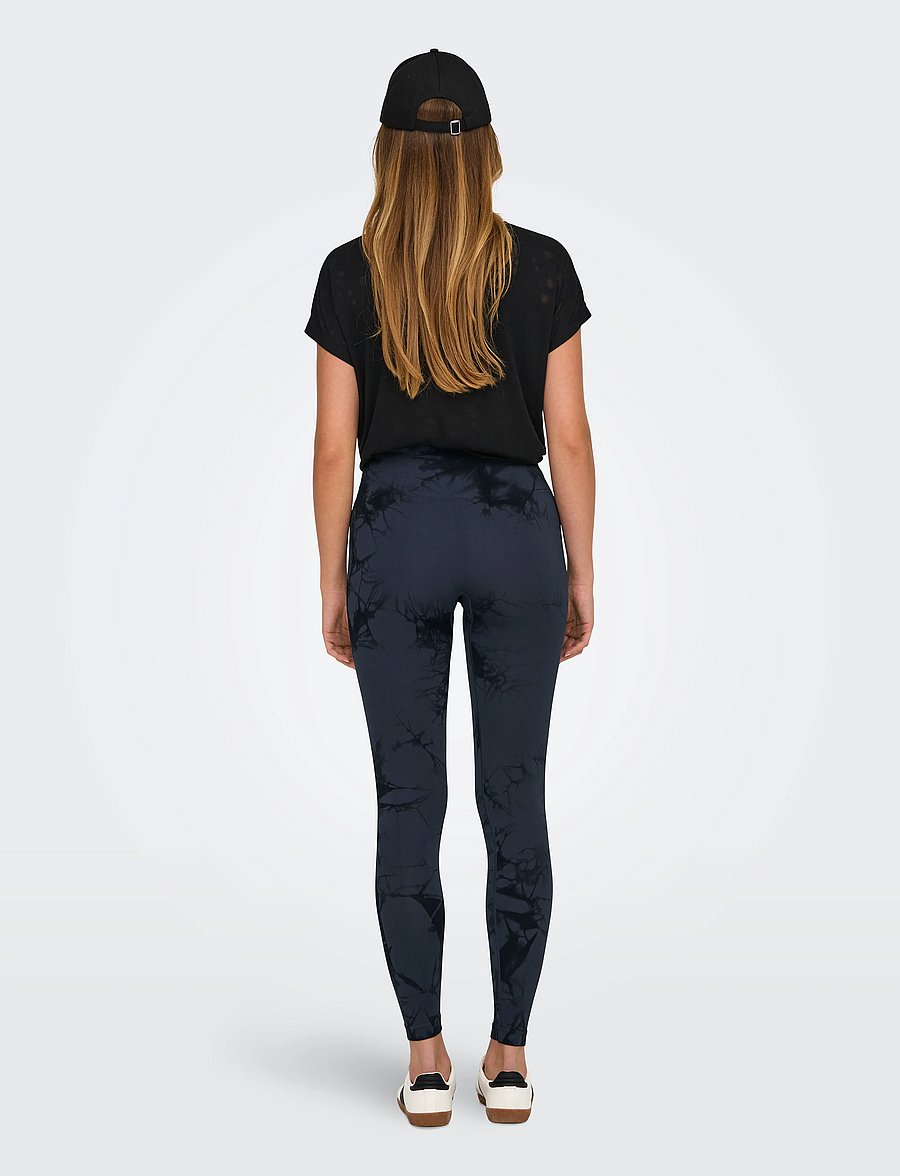 Only Play - ONPTIE HW SEAM TIGHTS - volle länge - blue graphite - 3