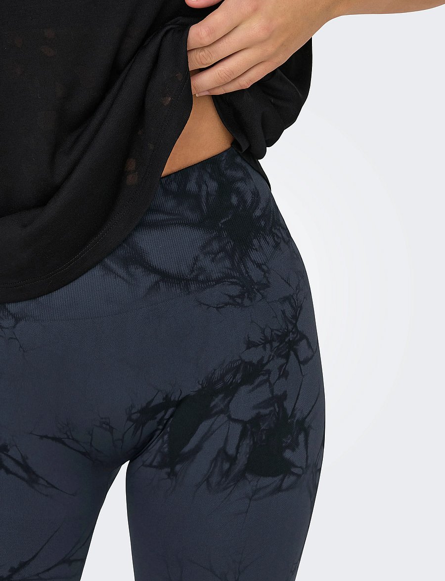 Only Play - ONPTIE HW SEAM TIGHTS - volle länge - blue graphite - 4