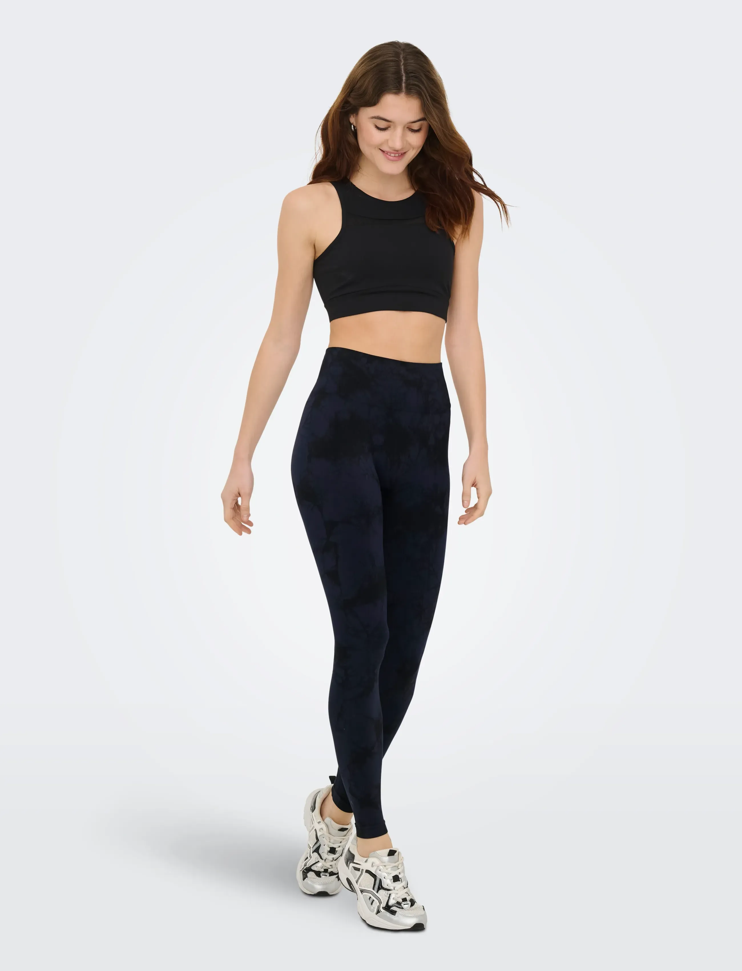 Only Play - ONPTIE HW SEAM TIGHTS - sportinės tamprės - night sky - 4