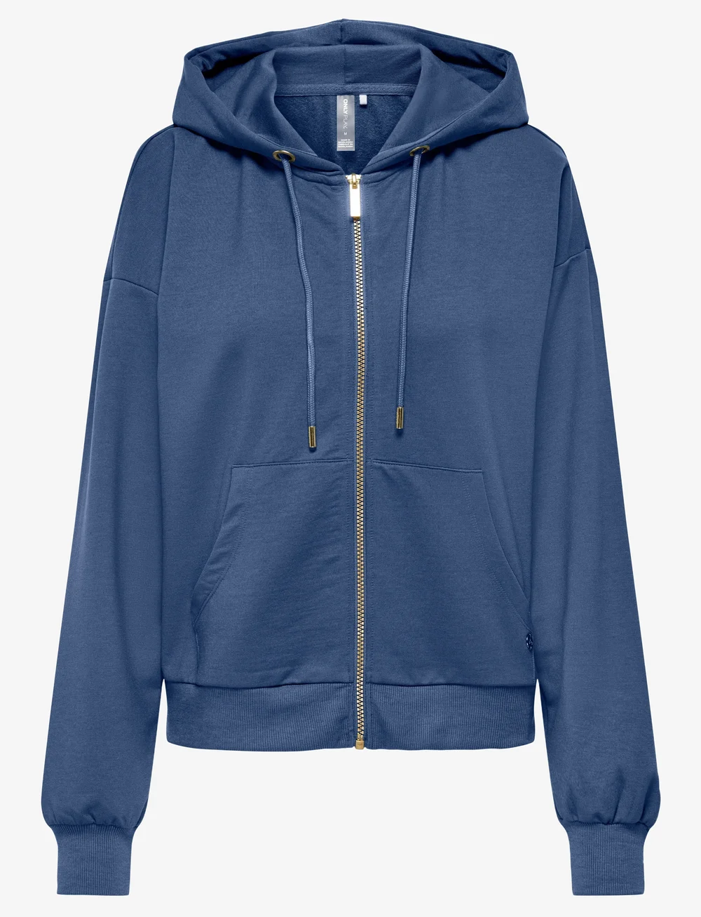 Only Play - ONPFEY HOOD FZ LS REG BRUSH SWT - overdele - coastal fjord - 0