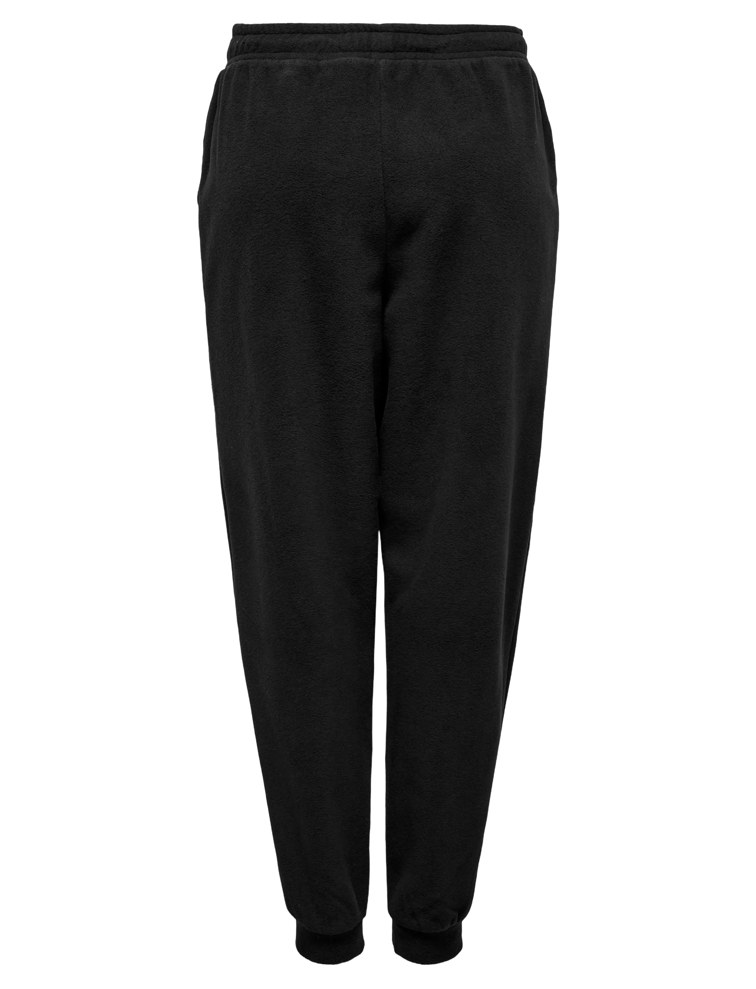 Only Play - ONPFLEE HW REG FLEECE SWT CUFF PNT - black - 2