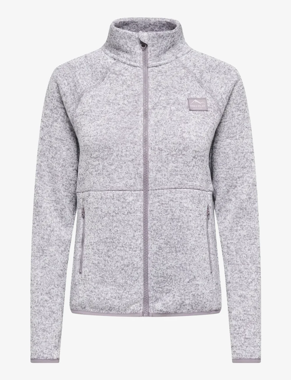 Only Play - ONPJANE HN FZ LS KNIT FLEECE JCK - fleece & midlayer - gray ridge - 0