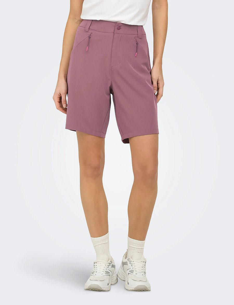 Only Play - ONPWALK HW WVN TRACK SHORTS - korte broek - rose brown - 0
