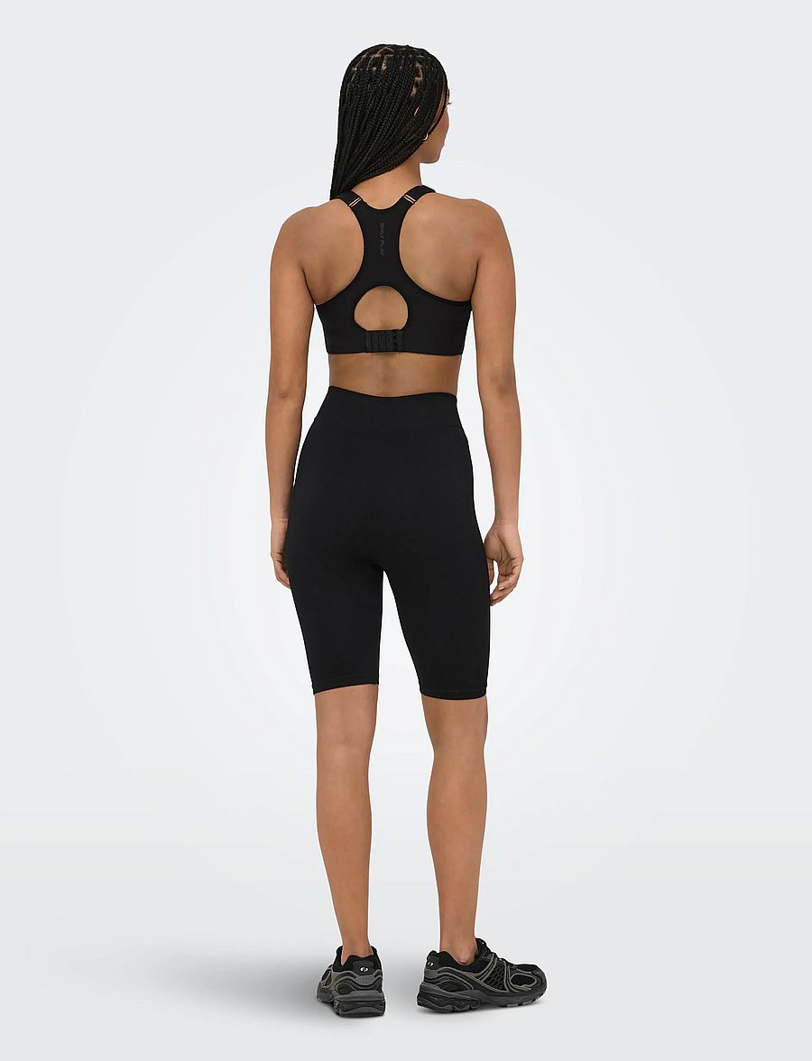 Only Play - ONPJANA-3 ZIP SPORTS BRA NOOS - sport-bhs - black - 3