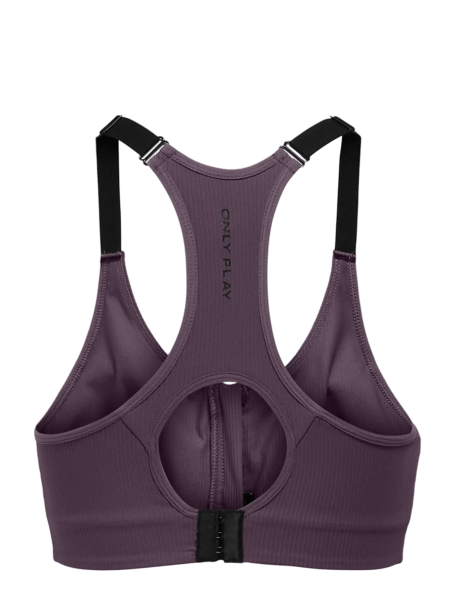 Only Play - ONPJANA-3 ZIP SPORTS BRA NOOS - sport-bhs - plum perfect - 1