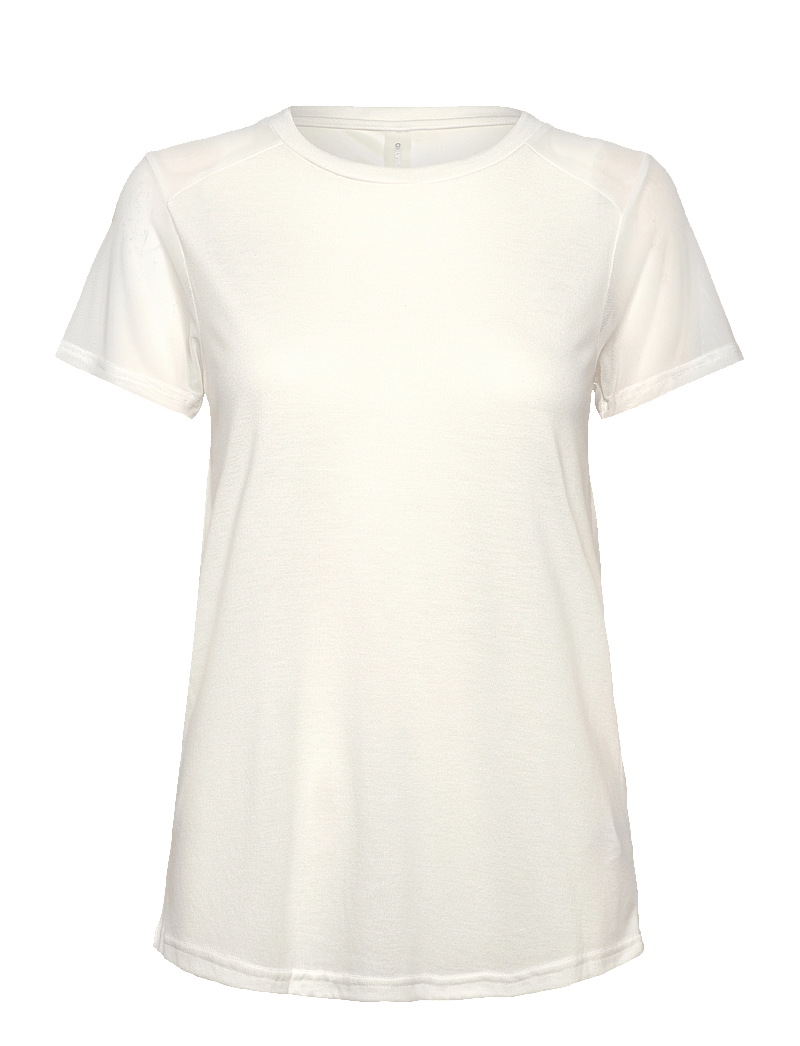 Only Play - ONPPALE ON SS REG TEE - toppar & t-shirts - cloud dancer - 0