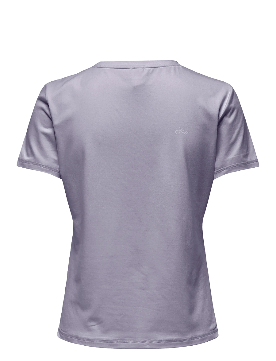 Only Play - ONPFONT LIFE ON SS REG TEE - t-shirts - evening haze - 1