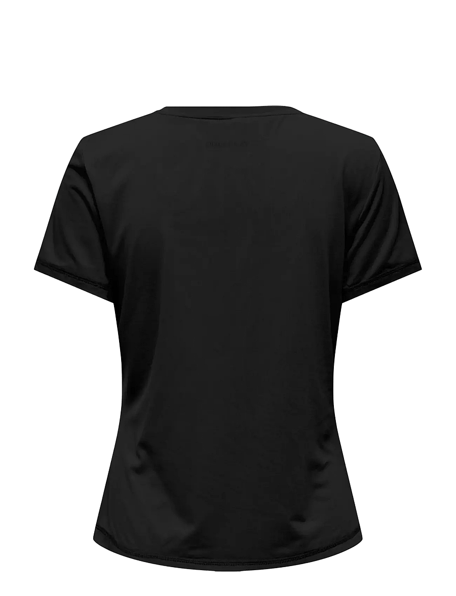 Only Play - ONPFONT VN SS REG TEE - topi un t-krekli - black - 1