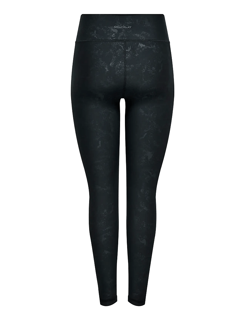 Only Play - ONPJAM-2-SAVE HW PCK AOP TIGHTS - 7/8 længde - black - 2