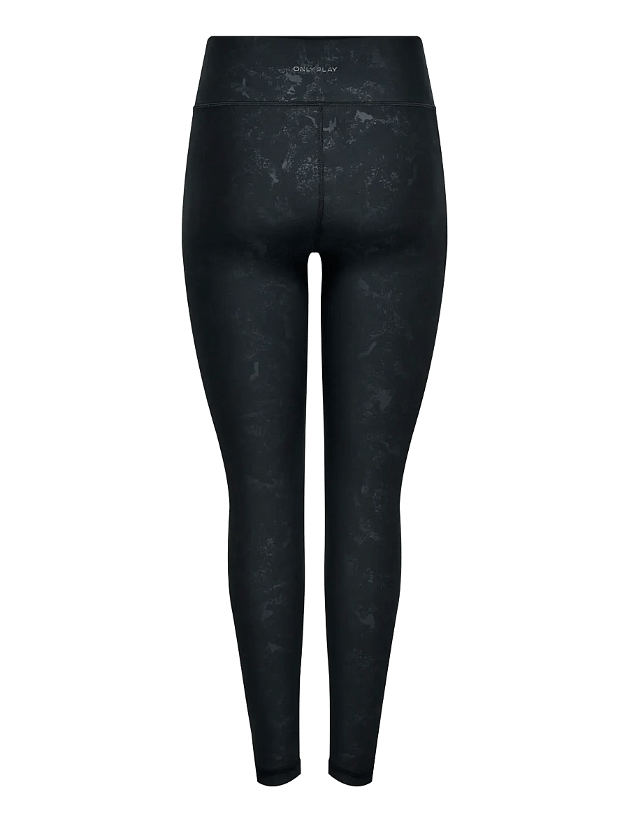 Only Play - ONPJAM-2-SAVE HW PCK AOP TIGHTS - 7/8 länge - black - 2