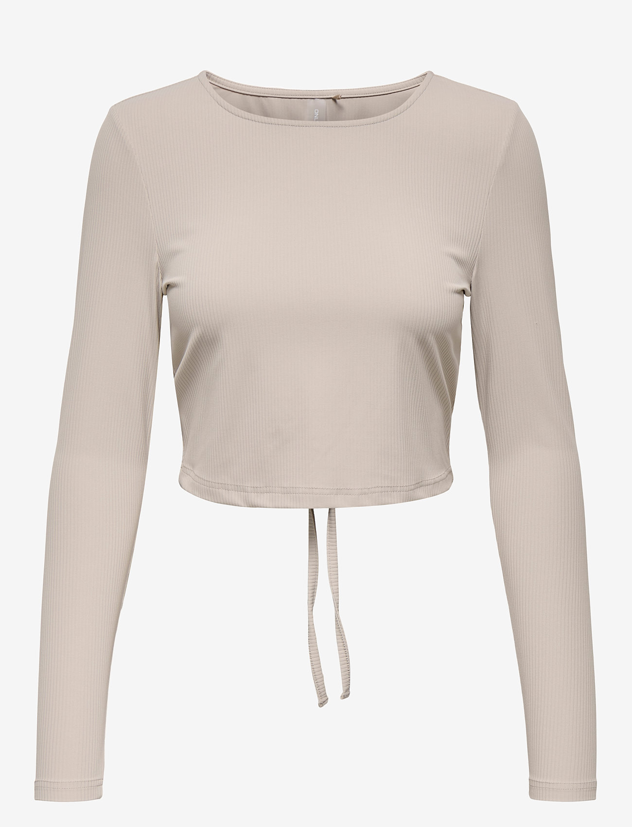 Only Play - ONPHOMIE ON LS CROPPED RIB TEE - topi un t-krekli - nacreous cloud - 0