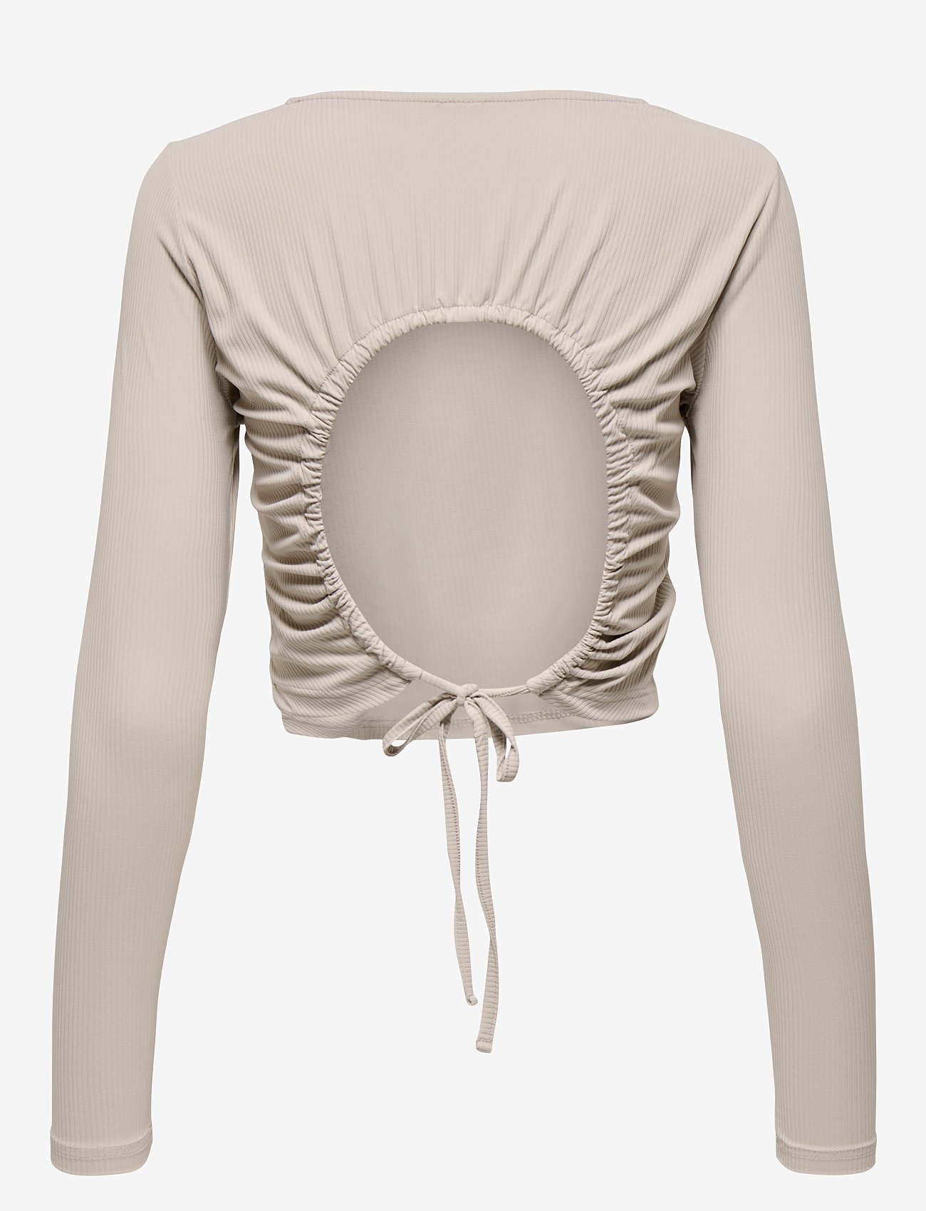 Only Play - ONPHOMIE ON LS CROPPED RIB TEE - topi un t-krekli - nacreous cloud - 1