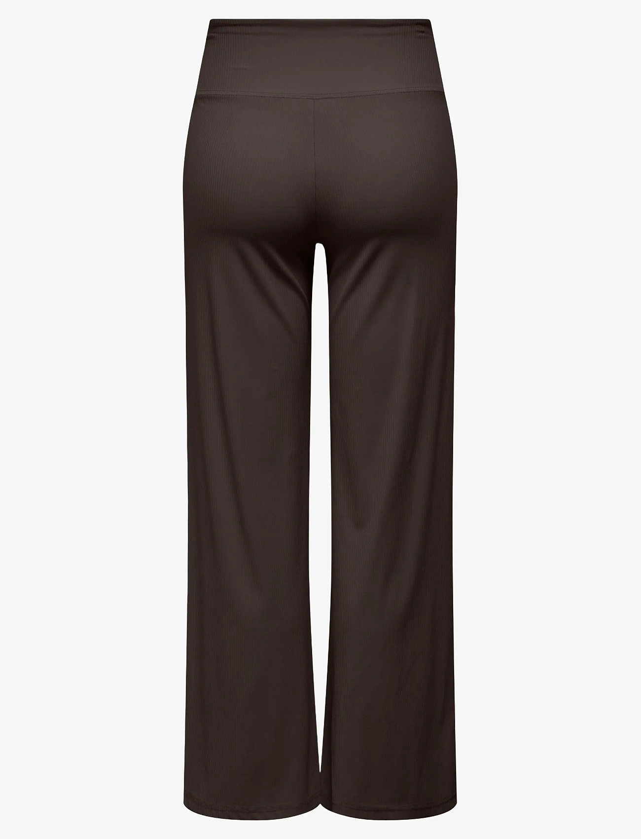 Only Play - ONPHOMIE HW WIDE RIB PNT - träningsbyxor - chocolate torte - 1