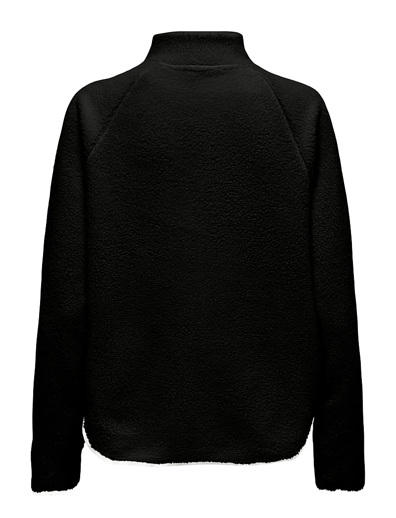 Only Play - ONPMON HN FZIP TEDDY JCK - fleece og mellemlag - black - 1