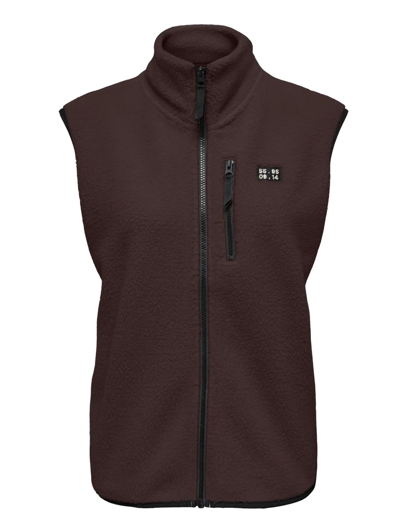 Only Play ONPMON HN FZIP TEDDY WAISTCOAT - Tøj - CHOCOLATE TORTE / brown