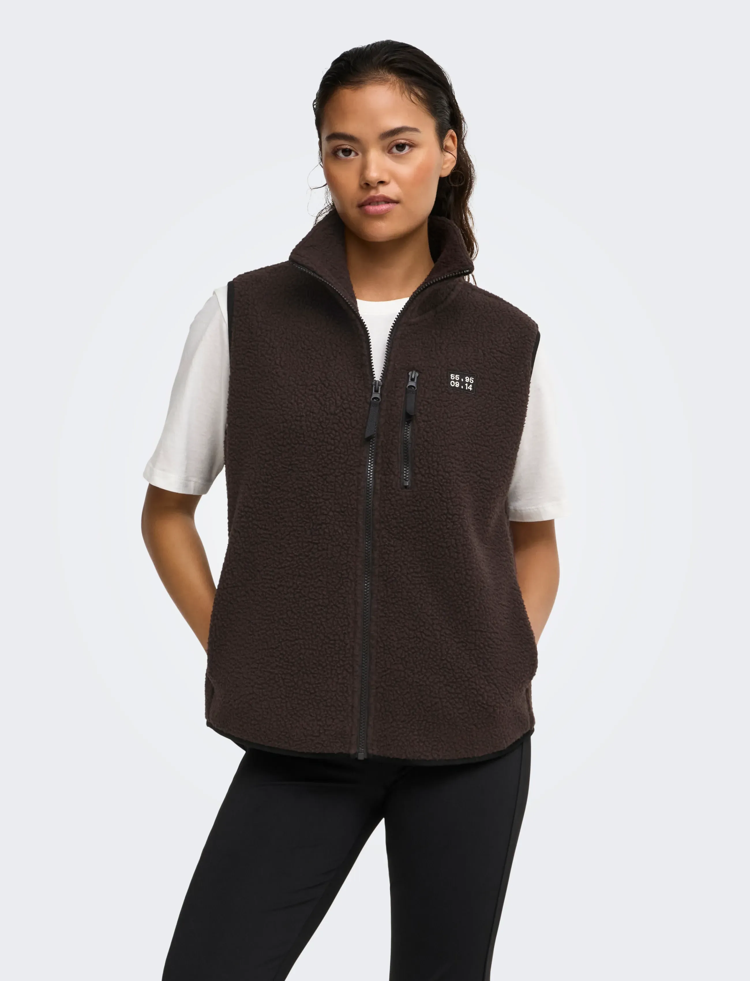 Only Play - ONPMON HN FZIP TEDDY WAISTCOAT - lowest prices - chocolate torte - 0
