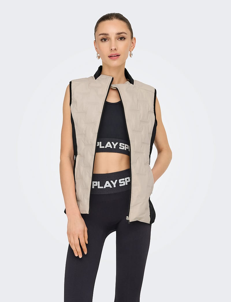 Only Play - ONPISOA HN WVN FUSED WAISTCOAT - overtøj - nacreous cloud - 0