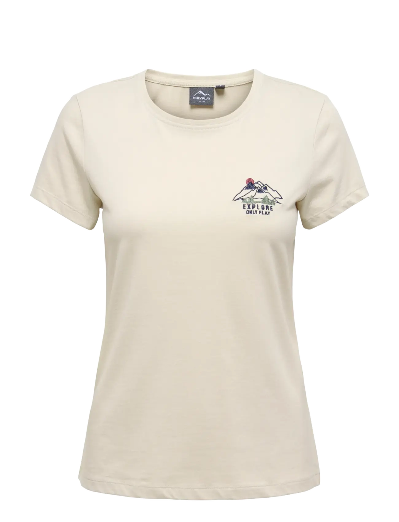 Only Play ONPSUNNY LIFE ON SS REG JRS TEE - App deal - PUMICE STONE / beige