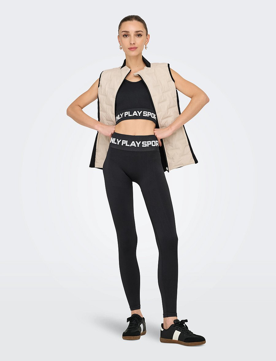 Only Play - ONPNANNA HW SEAM TIGHTS - sportleggings - blue graphite - 0
