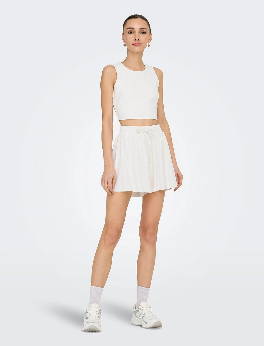 Only Play - ONPENYA HW LOOSE SHORTS - freizeit shorts - cloud dancer - 4