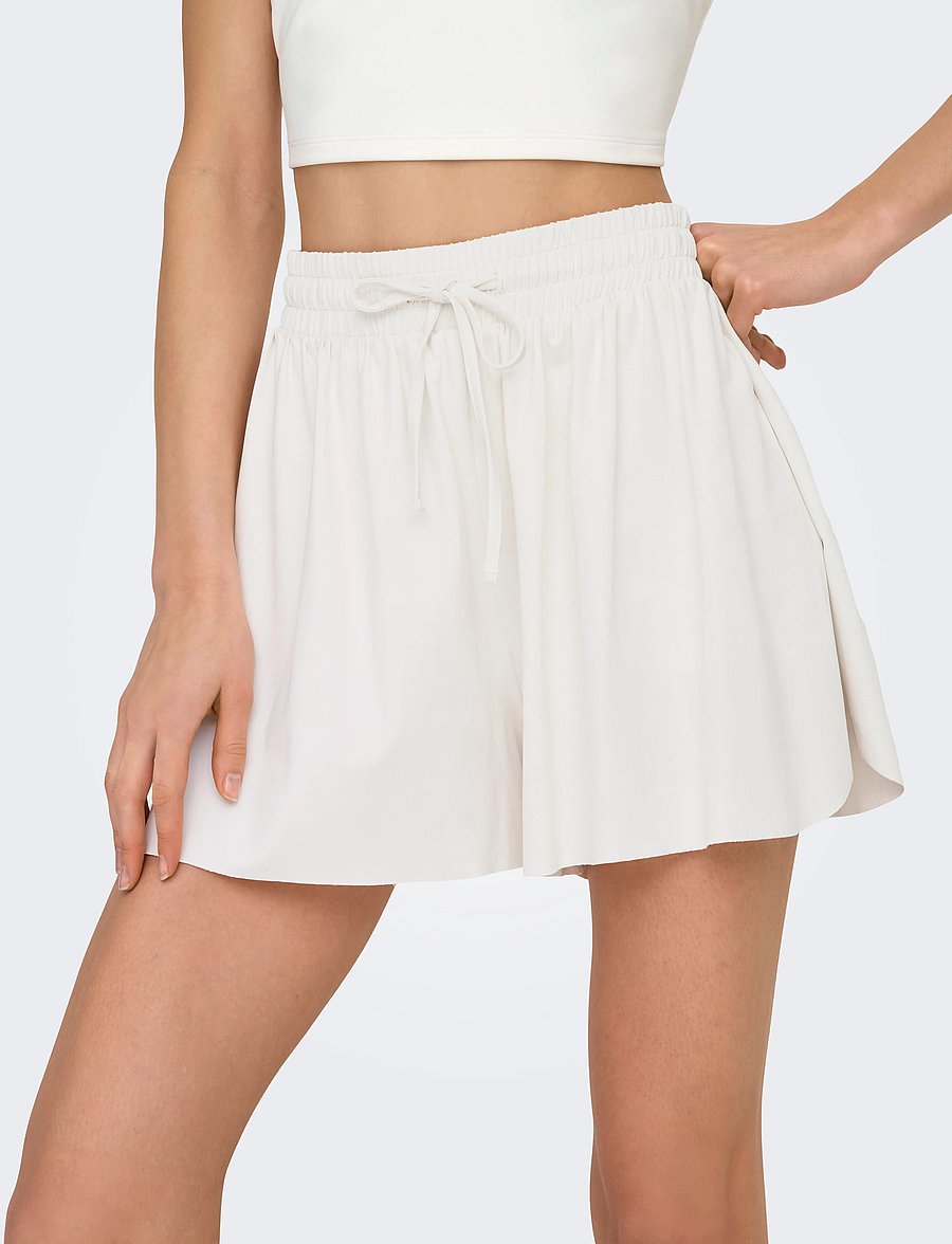 Only Play - ONPENYA HW LOOSE SHORTS - freizeit shorts - cloud dancer - 5