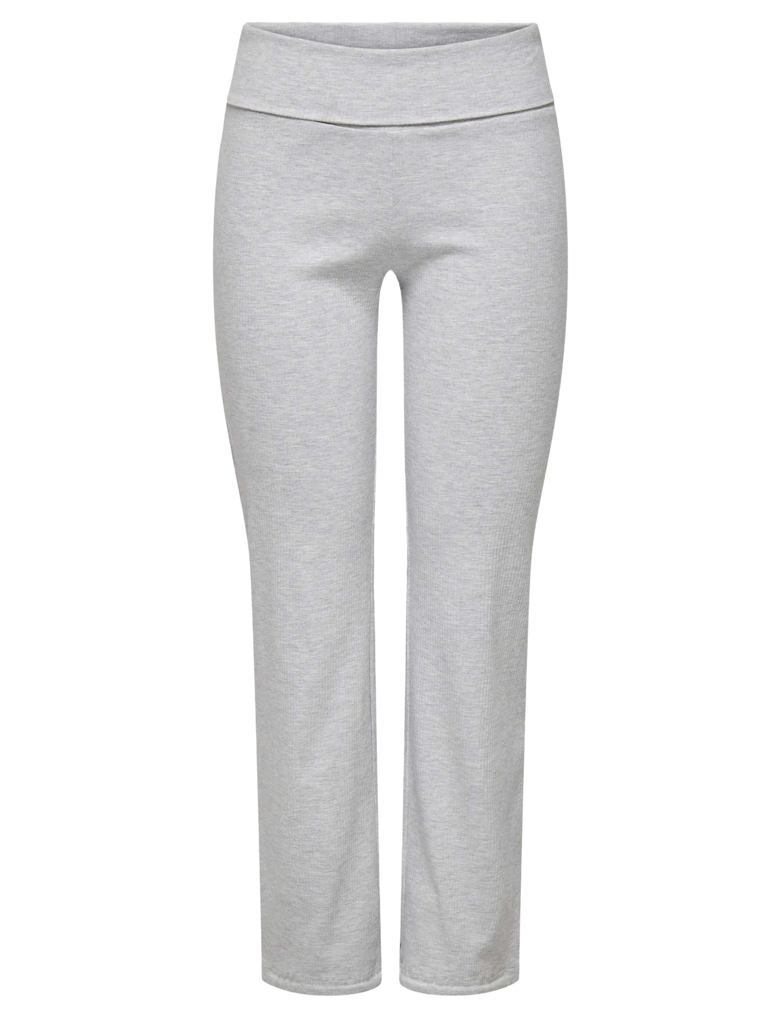 ONPFOLD LIFE MW JAZZ RIB PNT - LIGHT GREY MELANGE