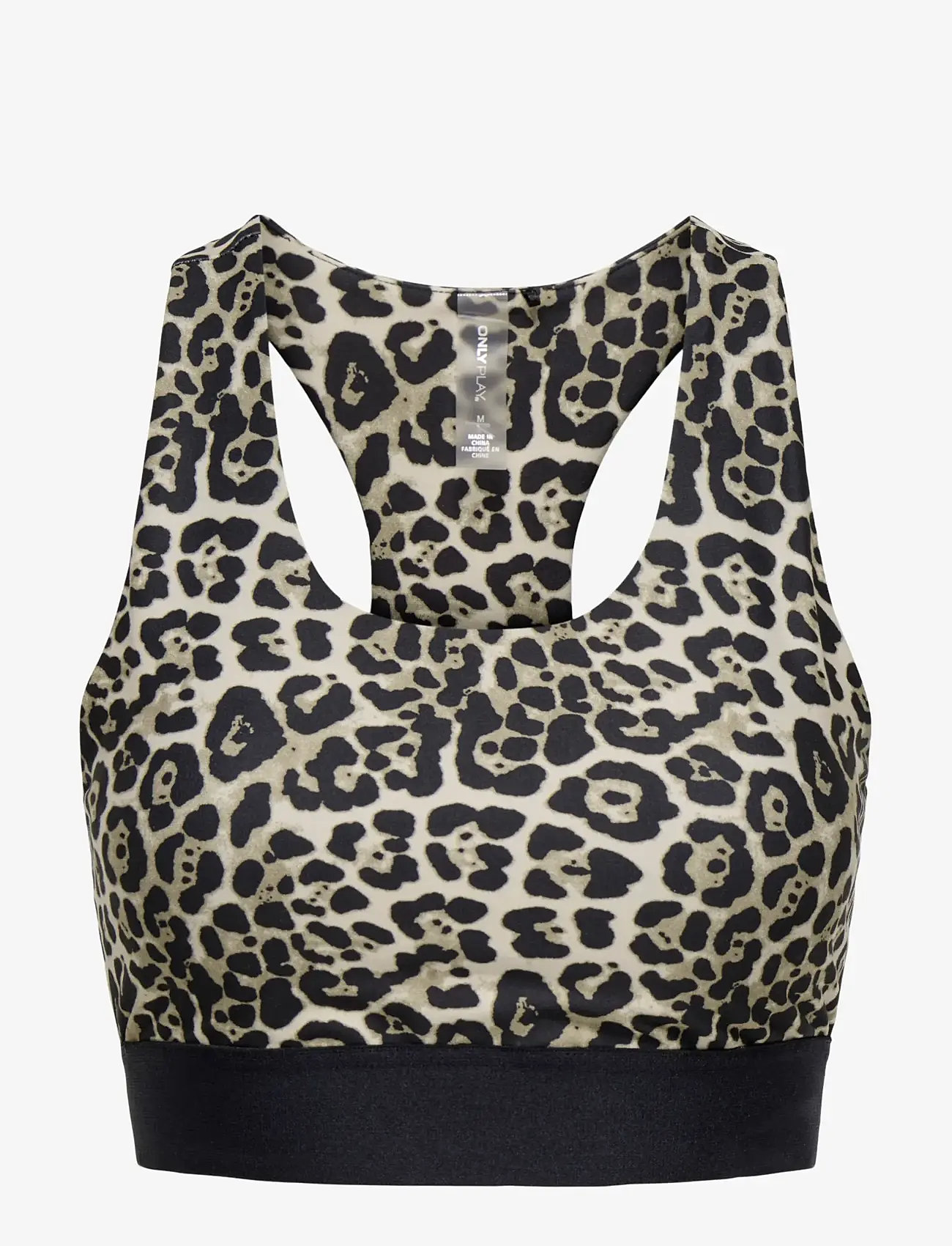 Only Play - ONPDAISY-2-LEO AOP BRA - sports-bh'er - black - 1