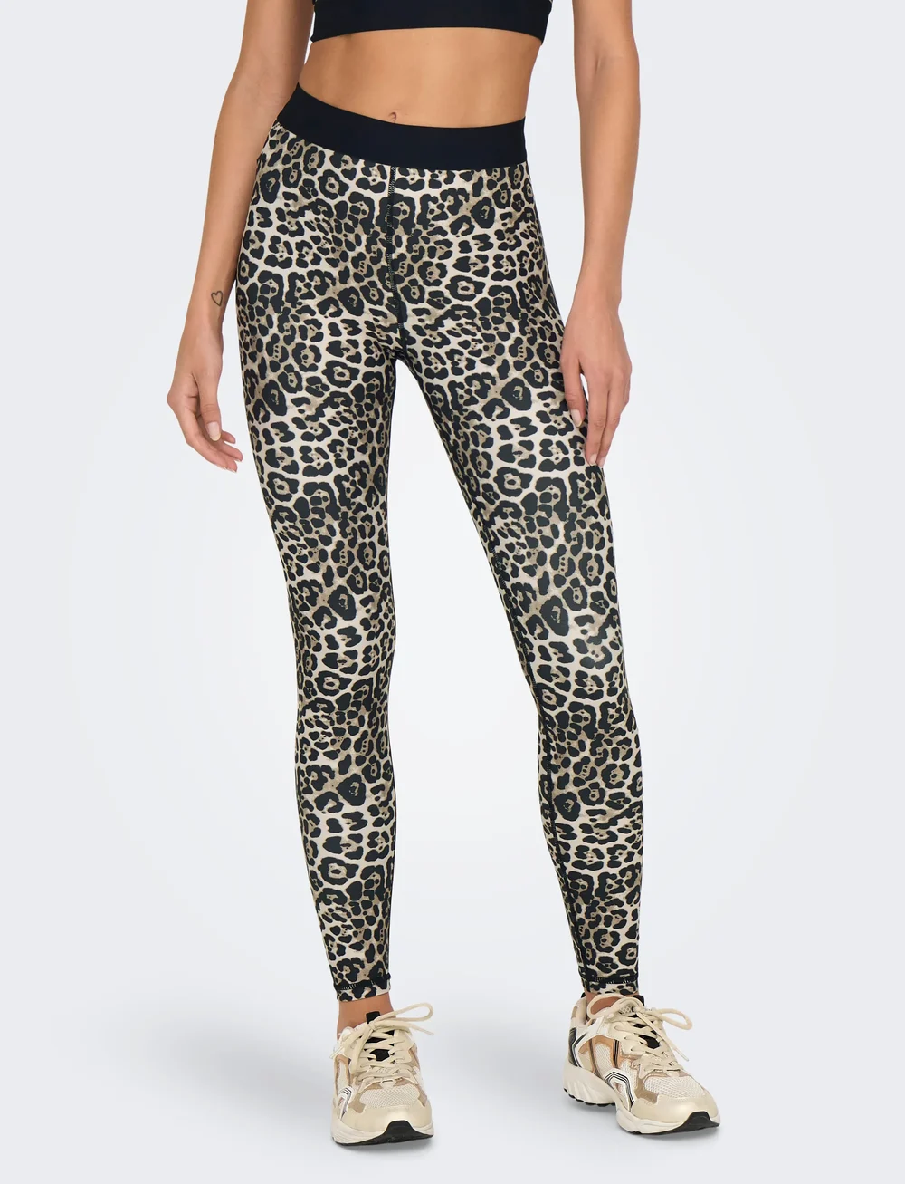 Only Play - ONPGIL-2-LEO HW AOP TRAIN TIGHTS - treeningretuusid - black - 0